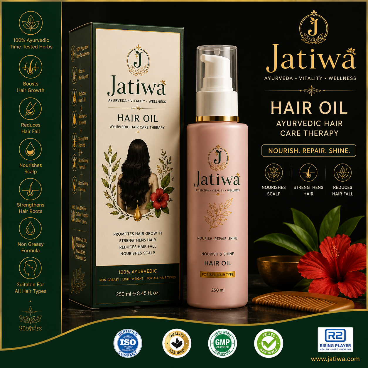 Jatiwa Ayurvedic Hair Oil